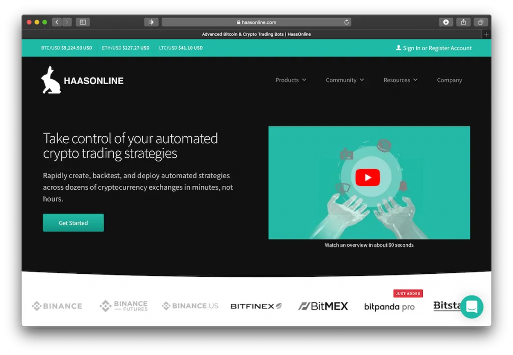Screenshot of Hassonline’s website