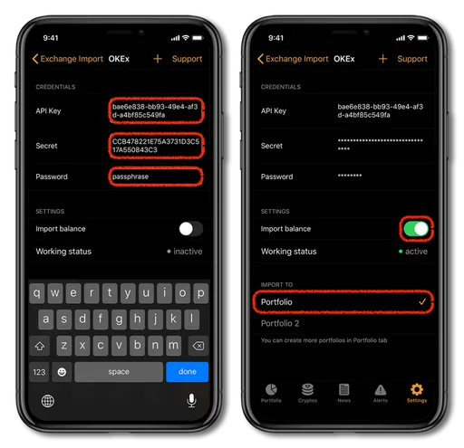 OKEx API exchange connection with Crypto Pro