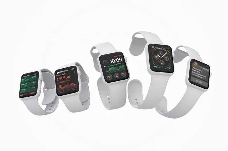 Crypto Pro on Apple Watch — full-size press image