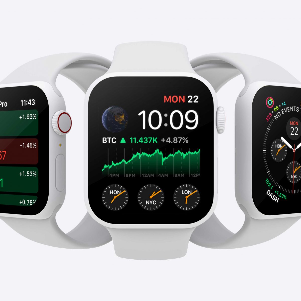 Apple Watch bitcoin ticker