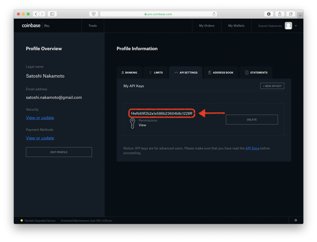 How to Get Your Coinbase Pro API Key and Use It [Full Guide]