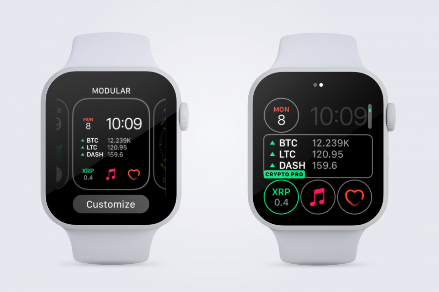 iwatch cryptocurrency app