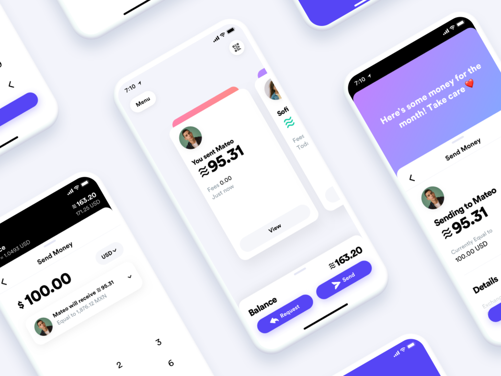 Facebook's Libra wallet "Calibra" showing libra coin balance