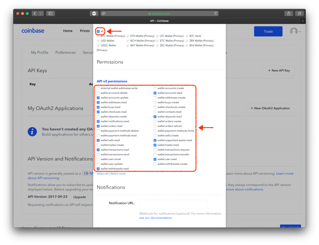 coinbase api docs