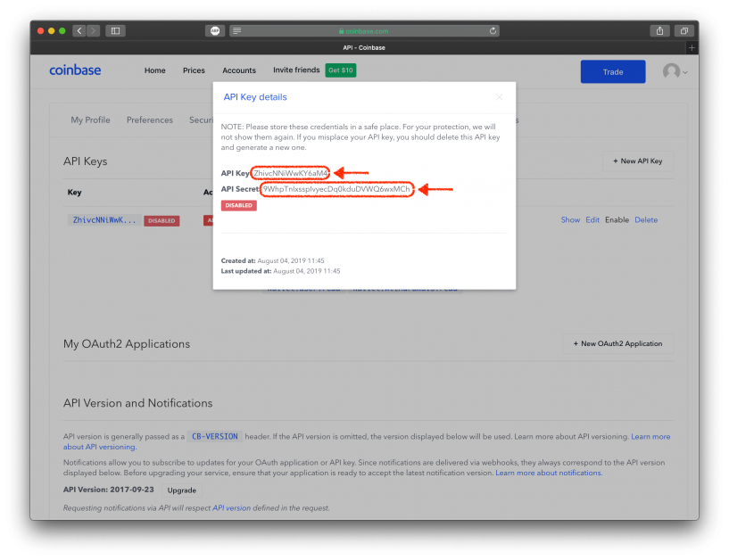 keybase api send message