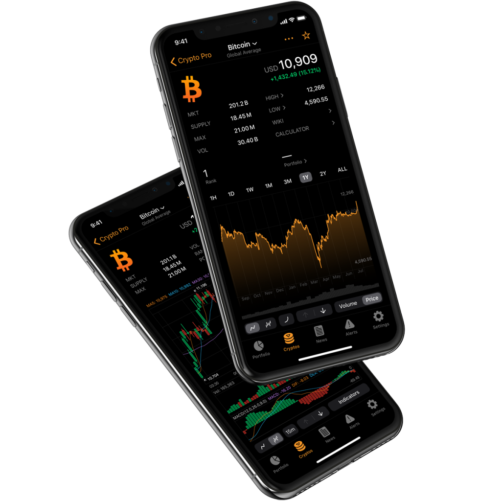 Cryptocurrency Portfolio Tracker App - Crypto Pro