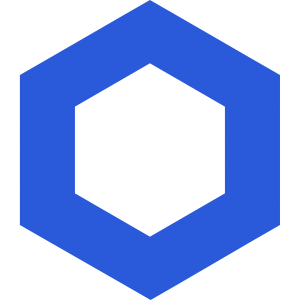 Chainlink logo in blue