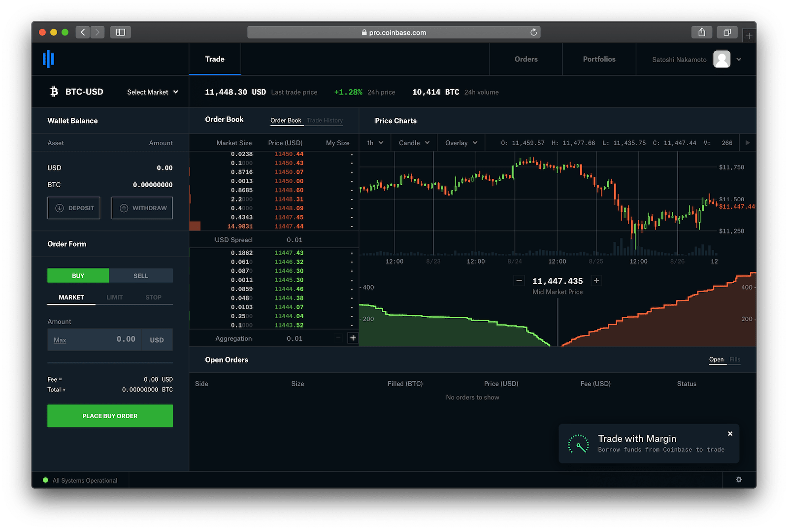 coinbase pro desktop