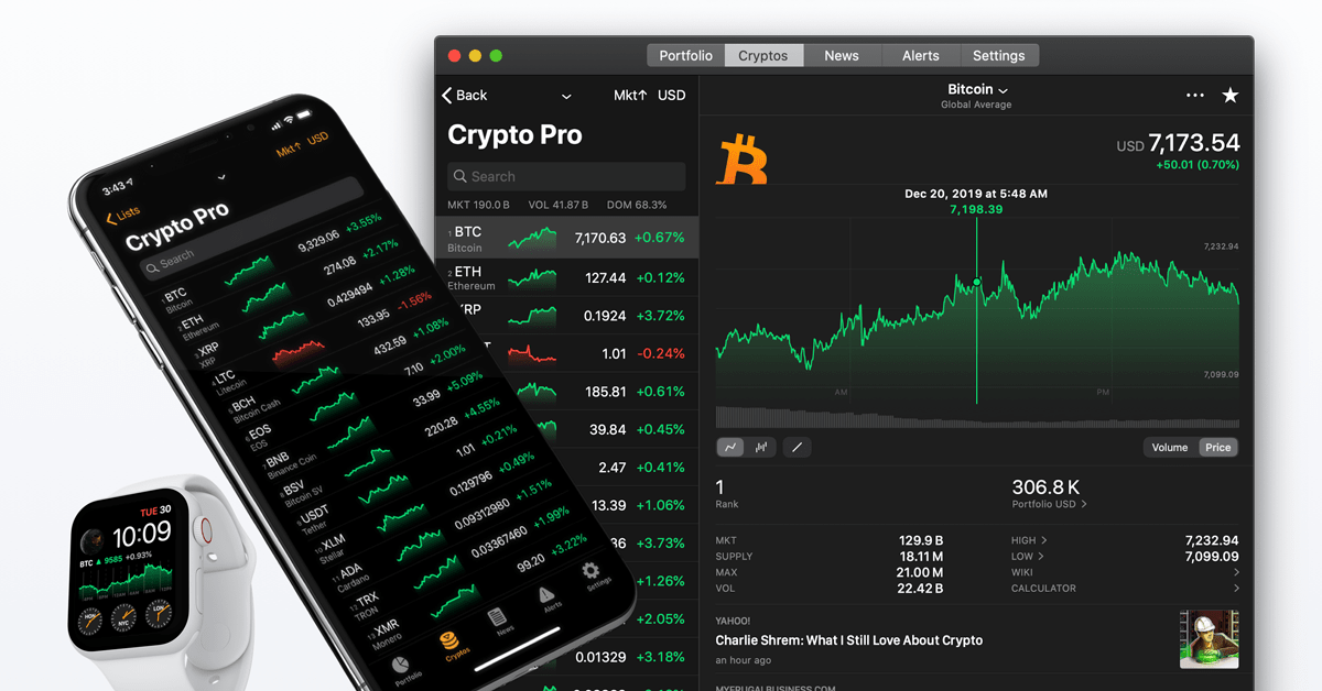 app for viewing crypto portfolio mac