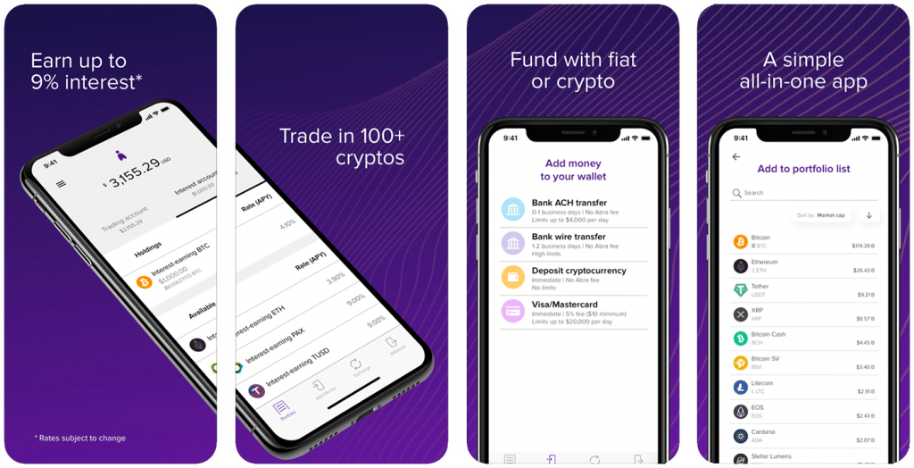 Abra BTC wallet for iOS