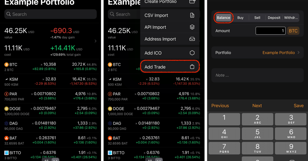 can crypto exchanges see ledger balance