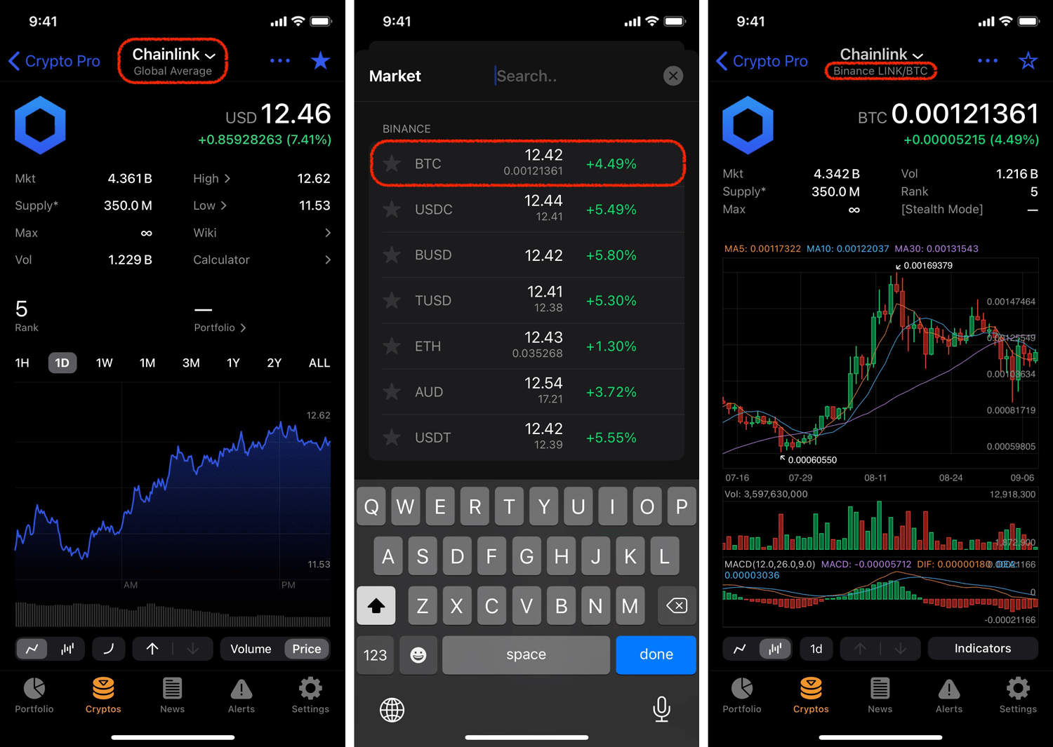 live coin watch pro